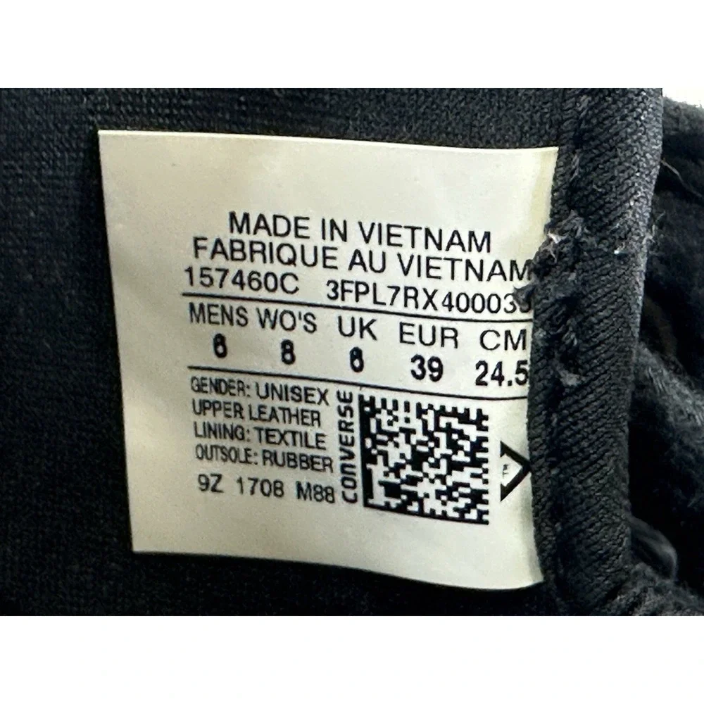 Converse All Star Waterproof Nubuck Black 157460C Mens 6 Women 8 Neoprene Gum‎
